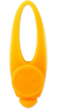 Dog Fantasy Přívěsek LED silikon oranžová 8cm (454-12738)