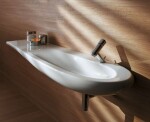 Laufen - Il Bagno Alessi One Nábytkové umyvadlo 120x50 cm, s 1 otvorem pro baterii, s LCC, bílá H8149744001041