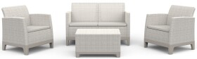 KETER SCANDI FORMA SET - Pebble grey/Soft biege
