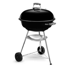Weber 1321004 Compact Kettle Charcoal Barbecue černá / Gril na dřevěné uhllí / rošt 57 cm (0077924002335)