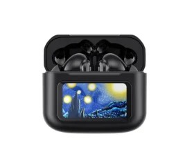 Havit TW956 černá / Bezdrátová sluchátka do uší / mikrofon / Bluetooth 5.4 / nabíjecí pouzdro / až 7 h (TW956black)