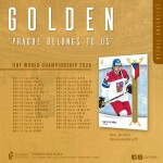 Legendary Cards Sběratelské hokejové karty Český hokej národní tým reprezentace 2024 Golden Prague Belongs To Us - Retail Hockey Balíček