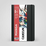 Canson Graduate Book Manga 200 g, 80 stran, pevná vazba, gumička
