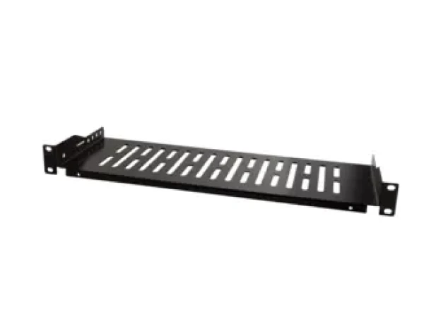 LogiLink 19" rack police černá / Rack police / 1U / hloubka 150 mm / nosnost 25 kg (SF1C25B)