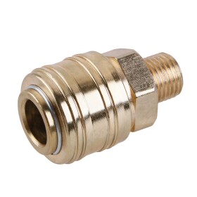 LEVIOR 48075 Vzduchová rychlospojka, vnější závit 1/4"