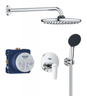 GROHE - Start Edge Sprchový set pod omítku, průměr 25 cm, 2 proudy, chrom 25293000