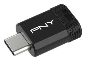 PNY Elite-X Fit černá / Flash disk / 128GB / USB-C / USB 3.2 Gen 1 / čtení: 200 MB/s / zápis: 100 MB/s (P-FDI128EXFITC-GE)