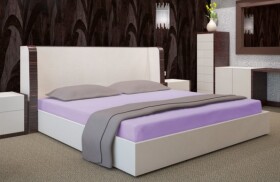 DumDekorace Světlo fialové plachty na postele 200 cm