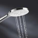 GROHE - Rainshower SmartActive Sada sprchové hlavice 130 9,5 l/min, 3 proudy, tyče 90 cm a hadice, měsíční bílá 26579LS0
