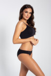 Dámské kalhotky SEAMLESS COTTON MINI BIKINI černá XL