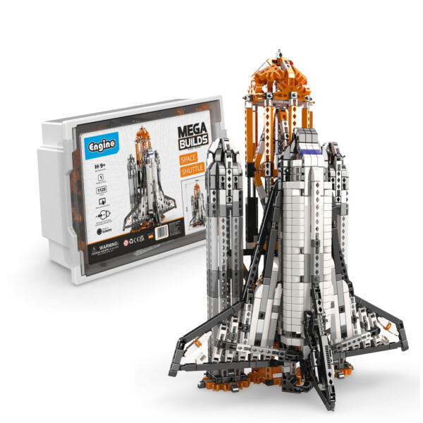 Engino Mega Builds Raketoplán Challenger - EPEE