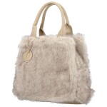 Módní dámská kabelka do ruky Máia, krémová