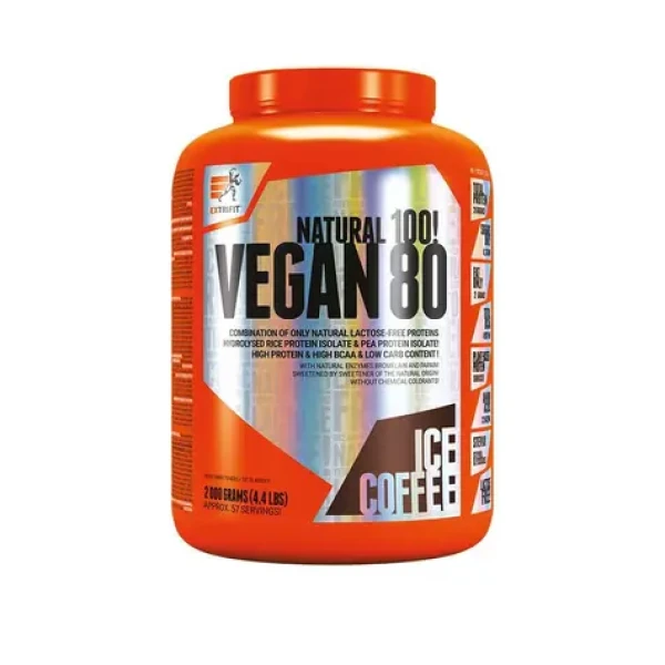 Extrifit Vegan 80 ice coffee 2000 g (06595)