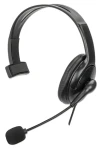 Manhattan Mono černá / Headset / Monofonní / USB / Mikrofon / 2m kabel (180849)