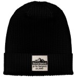 Unisex merino čepice SMARTWOOL Smartwool Patch Beanie, Black univerzální