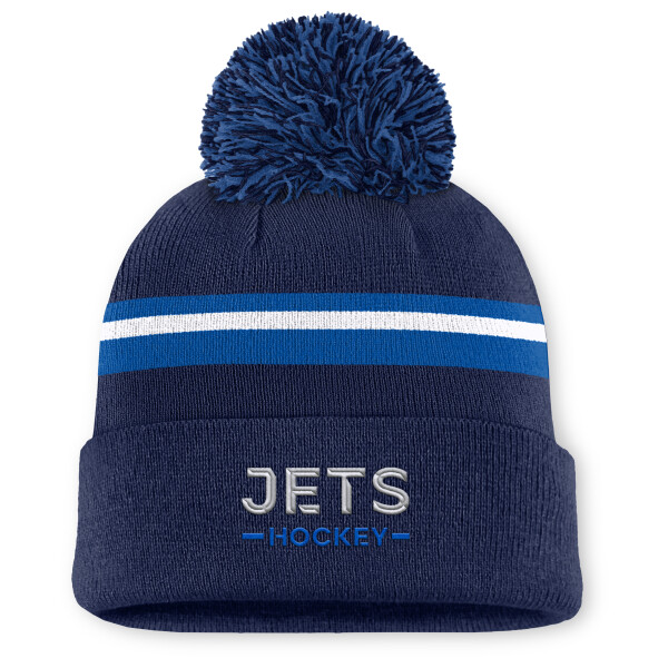 Fanatics Dámská zimní čepice Winnipeg Jets NHL Authentic Pro W/Cap Cuffed Pom Beanie