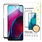 Wozinsky Full Glue pro Motorola Moto G Stylus 2022 černý rámeček / Ochranné sklo / celoplošné lepení přes displej