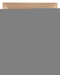 Rámeček dřevěný Albero, taupe, 13x18cm