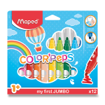 Dětské fixy MAPED Colour´Peps JUMBO - 12 barev