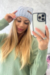 Fleecová čepice Paulina K227 modrá UNI