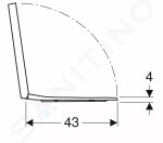 GEBERIT - Selnova Square WC sedátko, duroplast, bílá 501.555.01.1