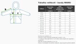 Dětská zateplená softshellová bunda WAMU Maskáč, petrolejová