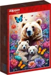 ALIPSON Puzzle Mateřská láska: Medvědi