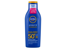 Nivea Sun Protect & Moisture Hydratační mléko na opalování OF 50+ 200 ml