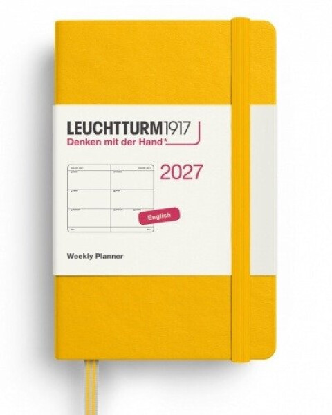 Týdenní plánovač Sunflower, Pocket A6 2027, anglicky
