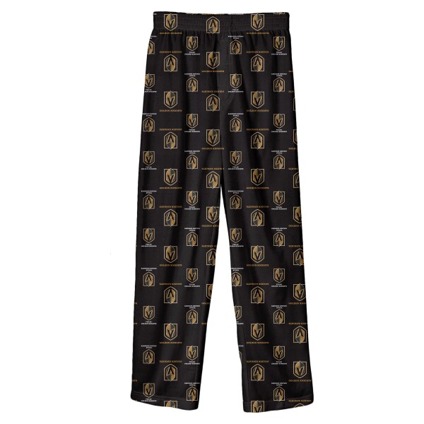 Outerstuff Dětské pyžamové kalhoty Vegas Golden Knights NHL Team Colored Printed Pant Velikost: Dětské M (9 - 11 let)