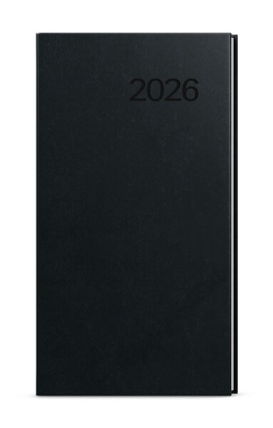 Týdenní diář 2026 Jakub Vivella kapesní černá