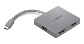 Lenovo USB-C Travel Hub Gen 2 černá / USB-C hub / 4v1 / 1x HDMI / 2x USB-A / 60 Hz (GX91R64790)