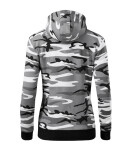 Camo Zipper mikina dámská camouflage gray M