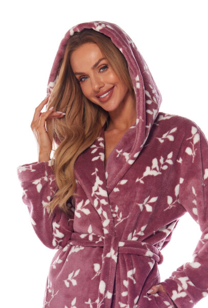 Dámský župan 2210 Joanna - L&L ecru-šedá XL