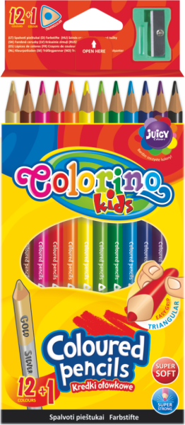 Trojhranné pastelky Colorino 12