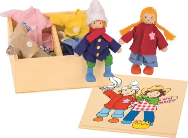 GOKI Panenky Birte Ben s oblečením