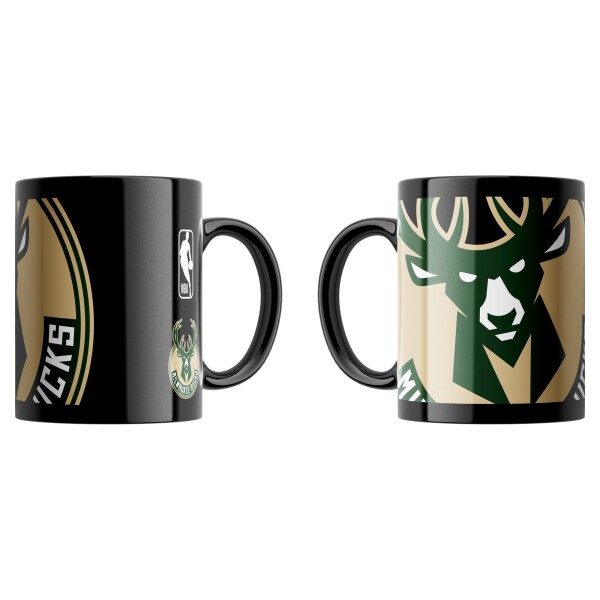 Hrnek Milwaukee Bucks NBA Oversized Logo (330 ml)