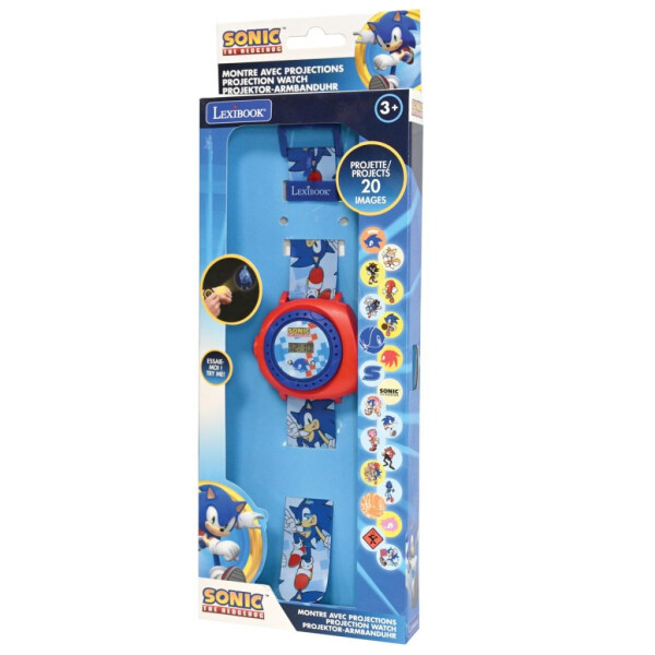 Lexibook digitální promítací hodinky Sonic s 20 obrázky - Alltoys Lexibook