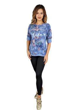 HOSH Tričko Orient Velikost: UNI, Barva: Světle modrá