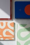 A-JOURNAL collection Linkovaný zápisník v kroužkové vazbě Blue / Orange A5, modrá barva, papír