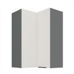 Horní rohová skříňka Aria ANT 60x60 GN-90 2F (90°) Barva korpusu: Antracit, Barva dvířek: BL - Black AFM