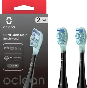Oclean Ultra Gum Care Brush head UG02 černá (2ks) / Univerzální náhradní hlavice pro kartáčky Oclean (UG01)