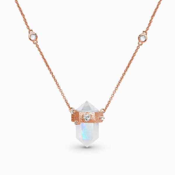 Emporial náhrdelník 14k zlato Vermeil GU-DR20708N-ROSEGOLD
