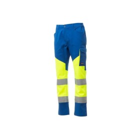 Kalhoty WORKING SUMMER unisex žlutá fluo královsky modré PAYPER XL žlutá fluo královsky modré