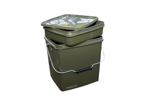 Trakker Kbelík Square Container with Tray 13l Zelený (TR216113)