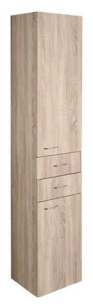 AQUALINE - ZOJA/KERAMIA FRESH skříňka vysoká 35x184x29cm, dub platin 51222