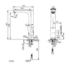 IDEAL STANDARD - Connect Air Umyvadlová baterie Slim s otočným výtokem, chrom A7023AA