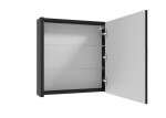 Zrcadlová skříňka SAT Delano 60x60 cm lamino černá DELANOG60C DELANOG60C