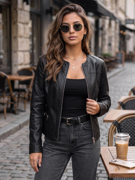 Kurtka damska z czarna model 22347442 - FashionStreet M