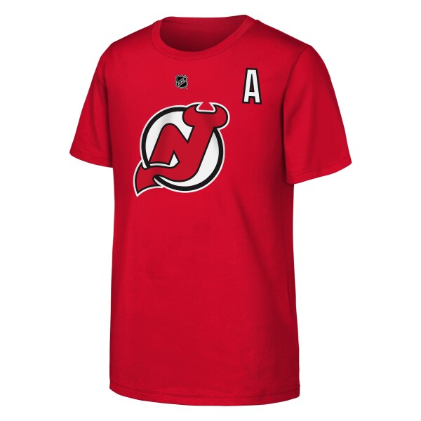 Outerstuff Dětské Tričko Ondřej Palát New Jersey Devils Flat Alt.Captains N&N Ss Tee Velikost: Dětské let)